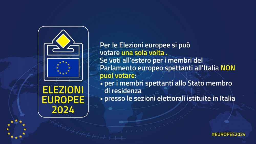 Elezioni Europee 2024 – divieto di doppio voto