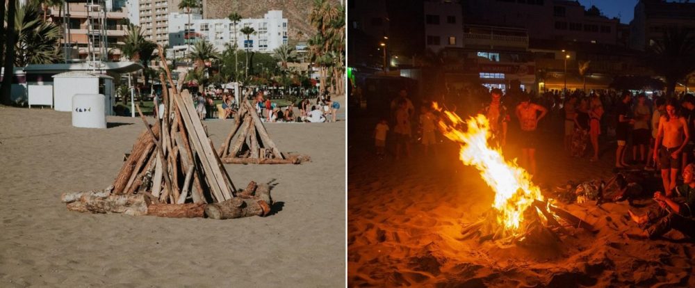 Falò consentiti solo sulle spiagge di Los Cristianos e Las Galletas per la Notte di San Juan