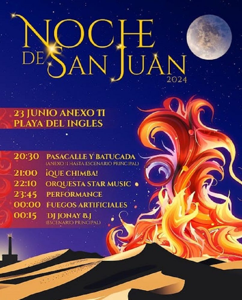 Maspalomas si riempie di musica e divertimenti nella notte di San Juan