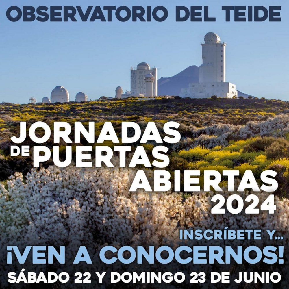 Porte aperte il 22 e 23 Giugno all’Osservatorio del Teide