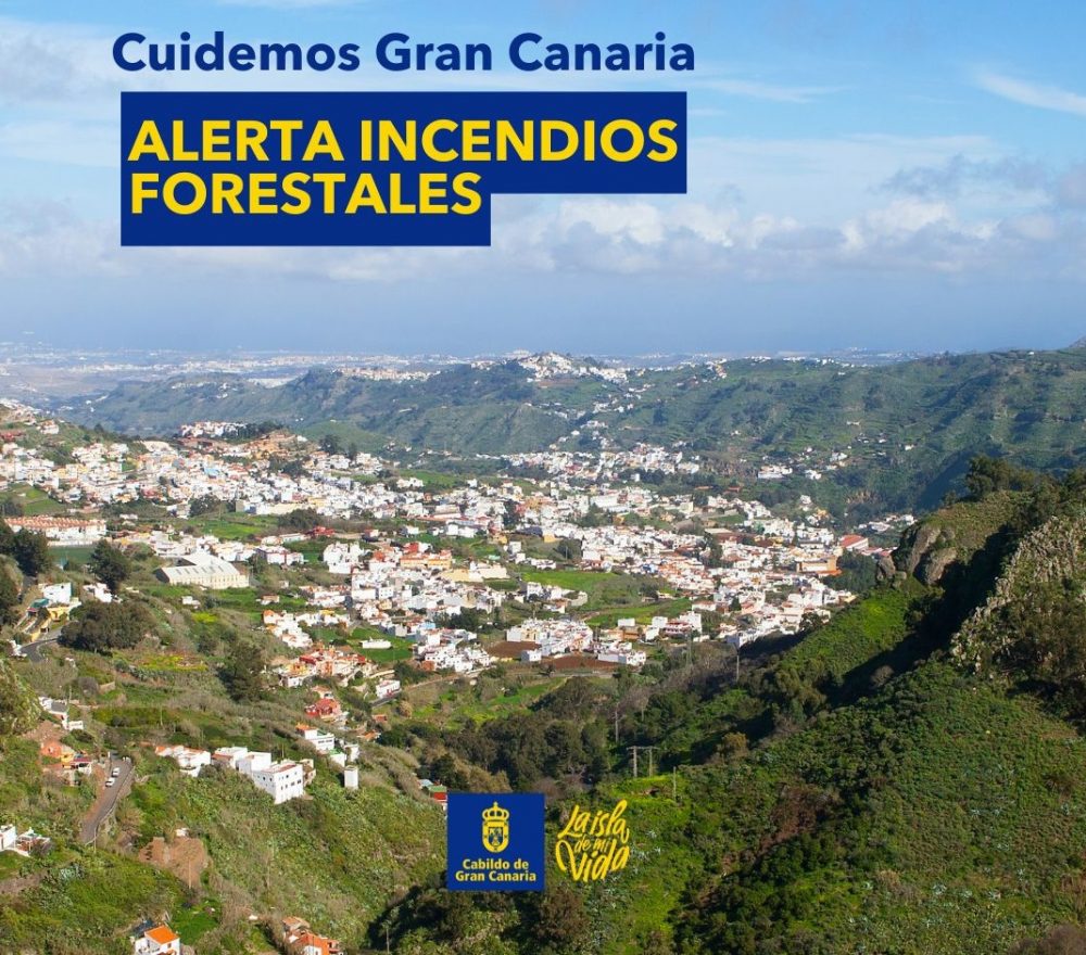 GRAN CANARIA. Rimane l’allerta rischio incendi boschivi