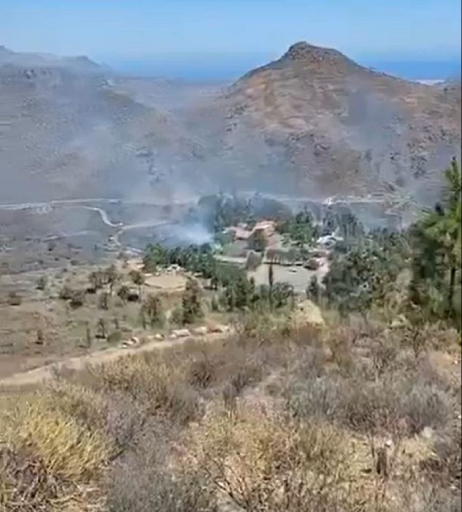 Gran Canaria. Incendio dichiarato di livello 1