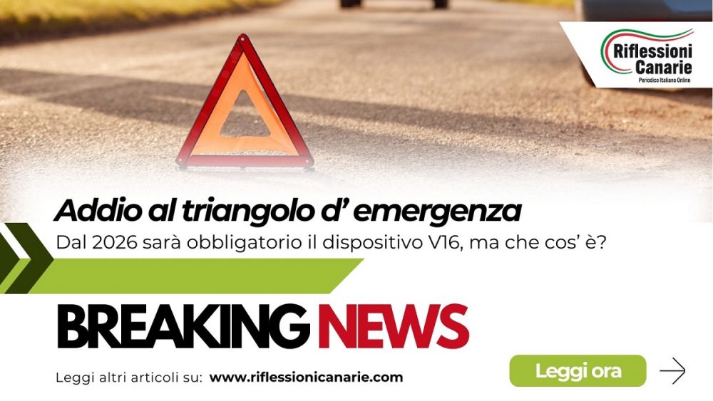 Dispositivi per la segnalazione V16 in caso di incidente o guasto