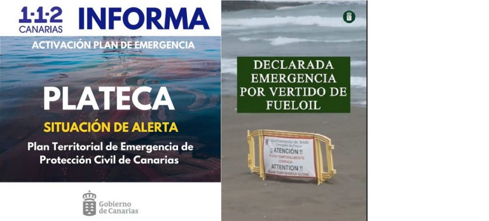 Gran Canaria. Rischio di inquinamento marino dovuto alla fuoriuscita di carburante