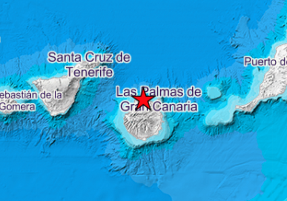 Un terremoto a Gran Canaria avvertito dalla popolazione, di magnitudo 3,8