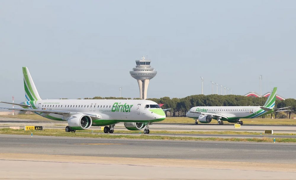Binter: aumentati del 25% i voli tra Madrid e le Canarie