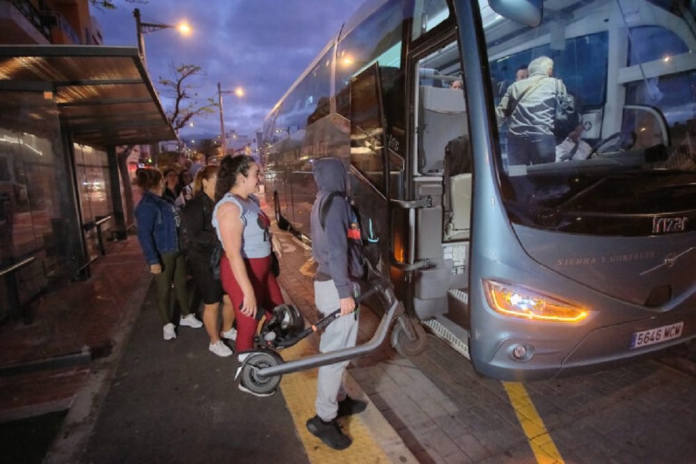 Trasporto per il personale alberghiero nuovo percorso: da Santa Cruz a Costa Adeje