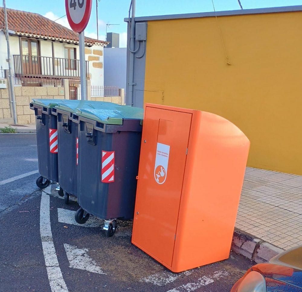 Candelaria raddoppia i punti di raccolta per l’olio vegetale usato