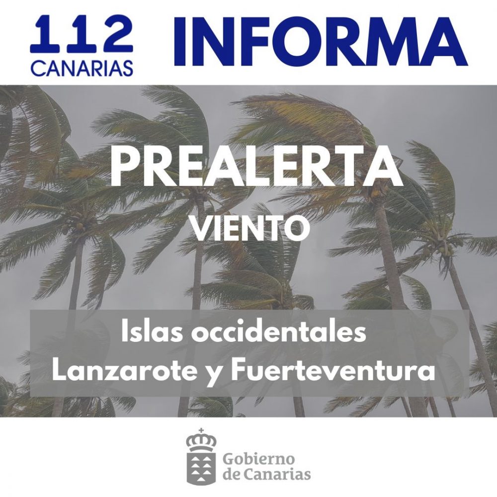 Da allerta a pre-allerta vento alle Canarie