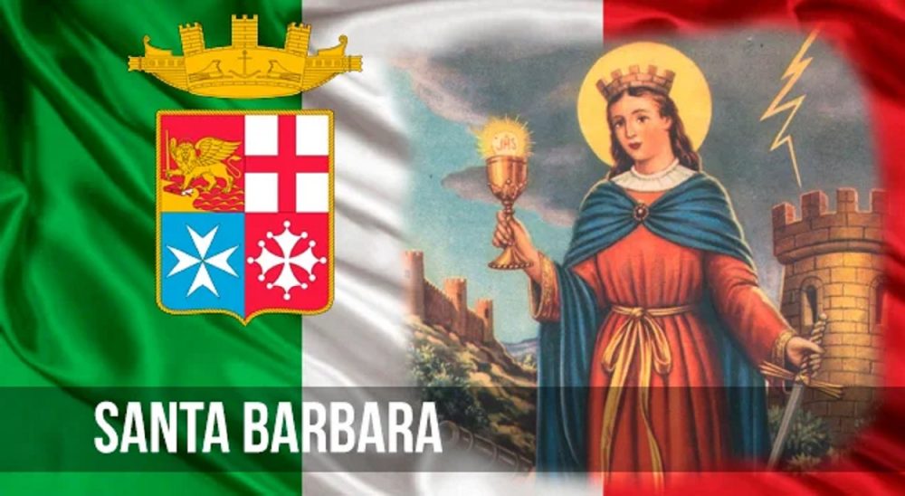 Santa Barbara. Patrona della Marina e dei Vigili del Fuoco
