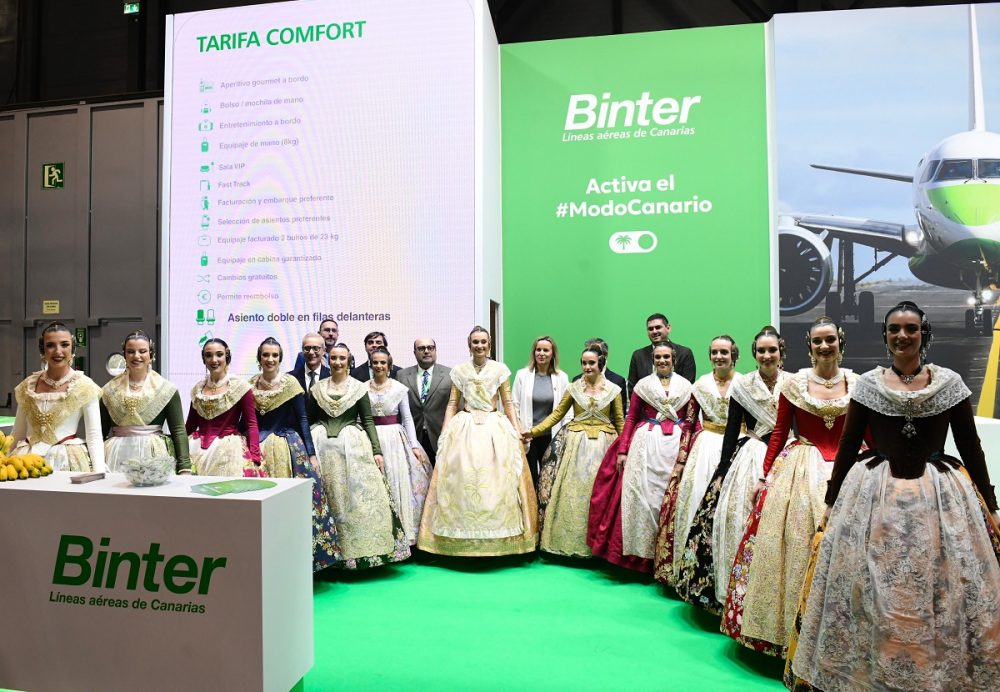Binter presenta in Fitur il suo modo di volare alle Canarie