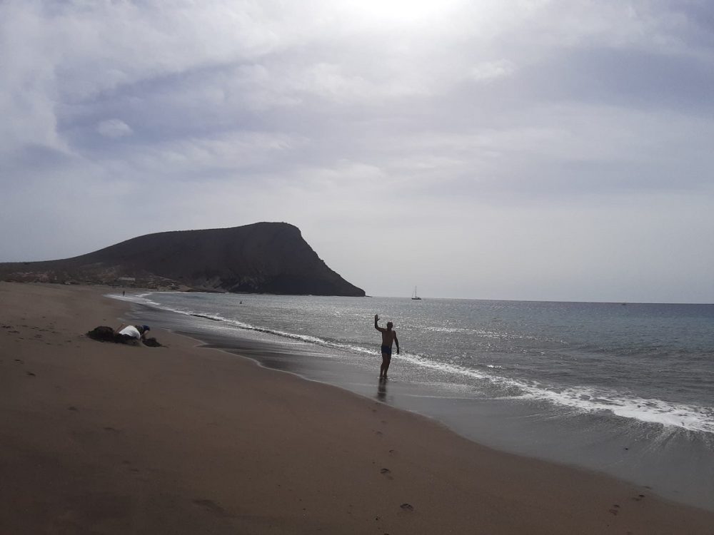 El Medano la famosa Montaña Roja. Ecosistema unico