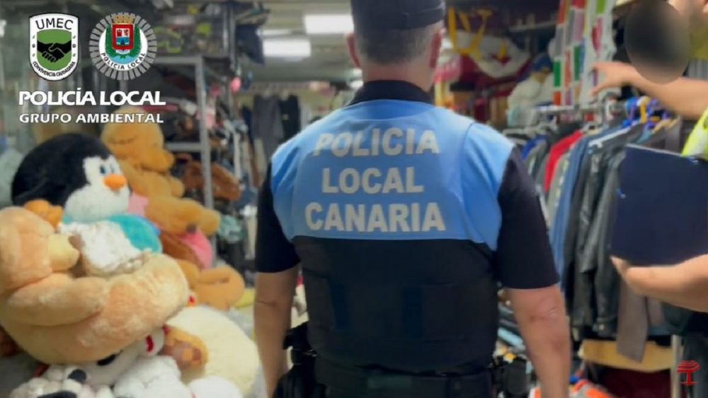VIDEO. Scoperto a Gran Canaria un commercio clandestino di articoli usati