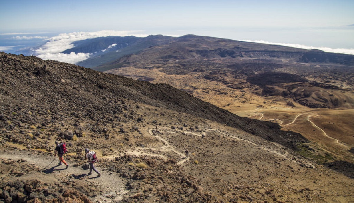 La Montaña Blanca nel Parco Nazionale del Teide