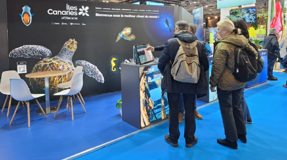Turismo Canarie ha partecipato al Salon de la Plongée, fiera dedicate alle immersioni in Francia