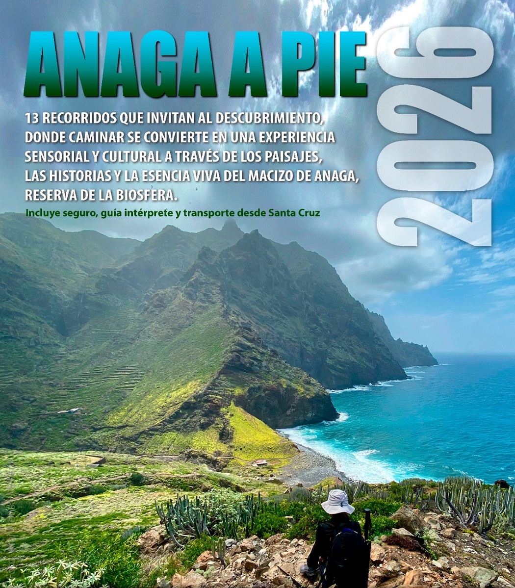 “Anaga a Pie”: 13 itinerari tra natura e cultura della Riserva della Biosfera