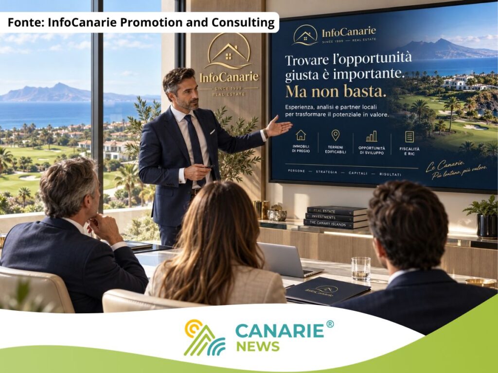 Società immobiliare alle Canarie: